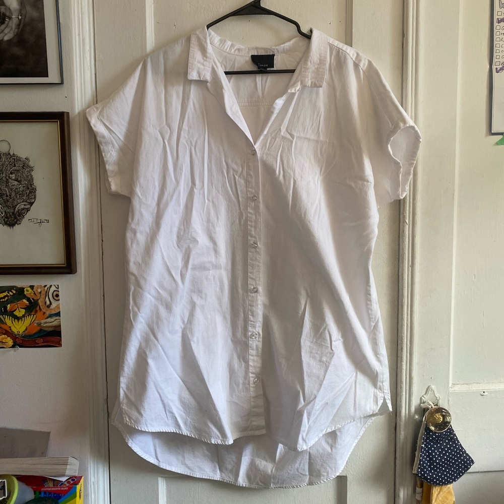 Button down shirt dress